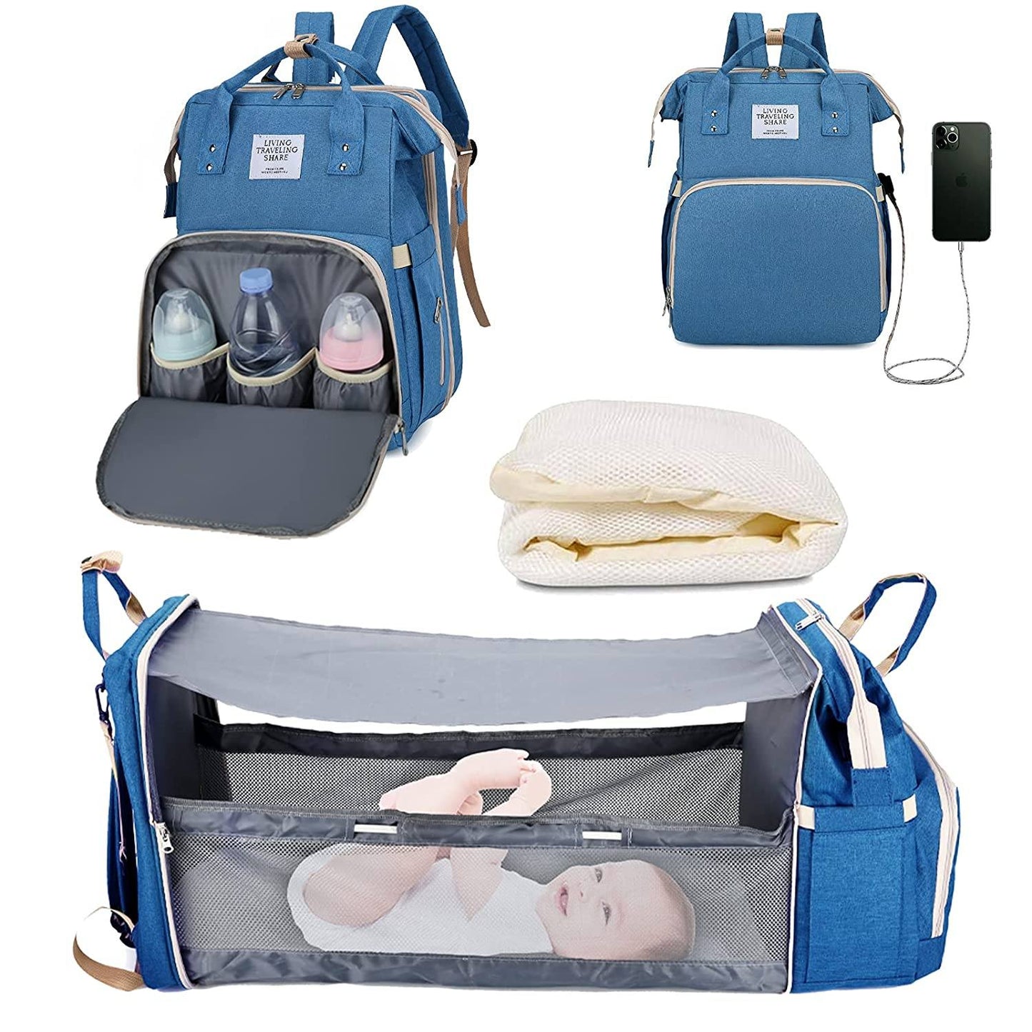 Sac à langer portatif | Berceau de voyage BabyNappy™ - DIVA BOUTIQUE