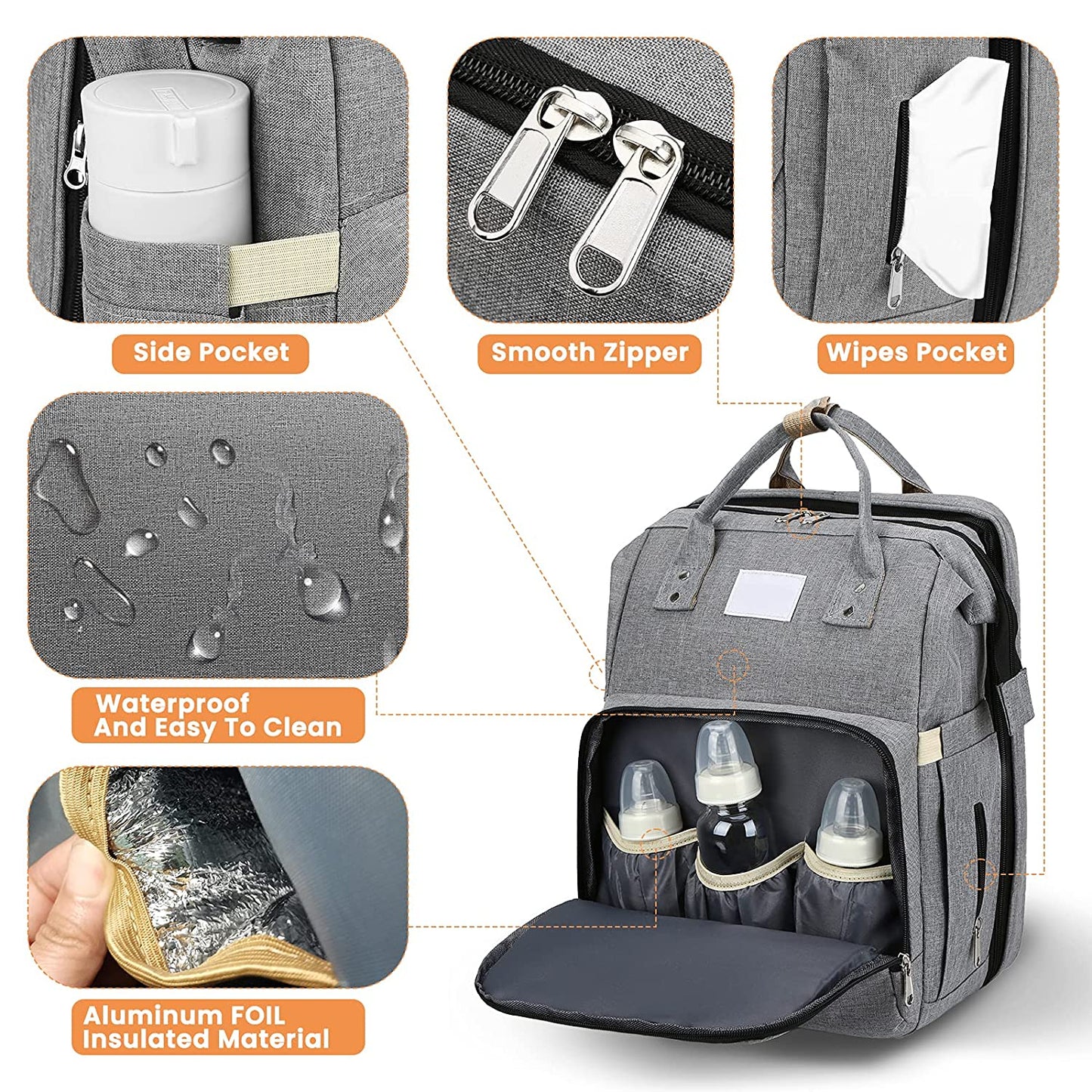 Sac à langer portatif | Berceau de voyage BabyNappy™ - DIVA BOUTIQUE