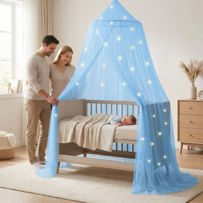 ciel de lit bébé | Étoilé Lumineux
