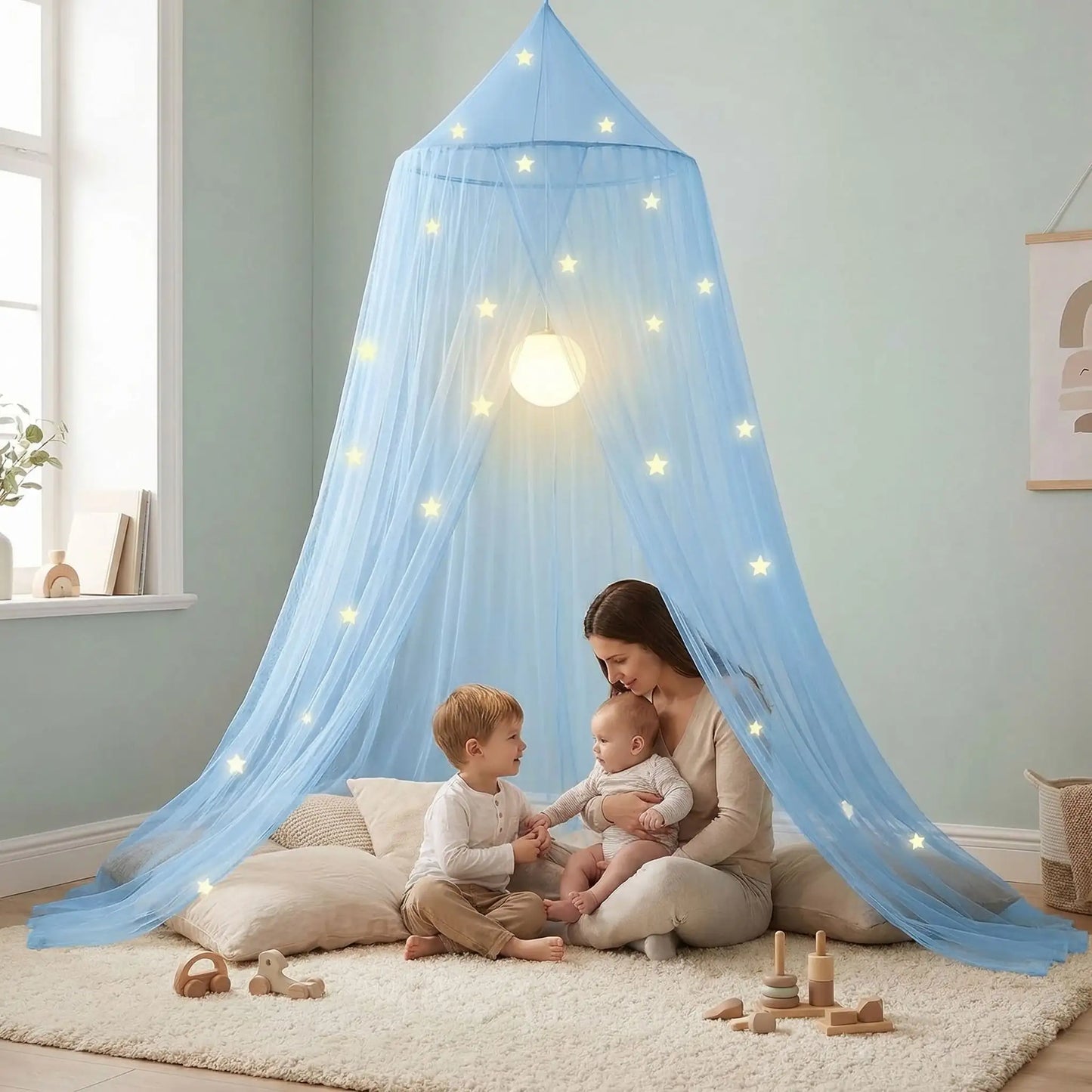 ciel de lit bébé | Étoilé Lumineux