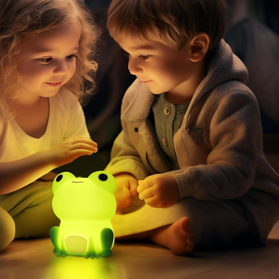 veilleuse bebe | Grenouille Silicone