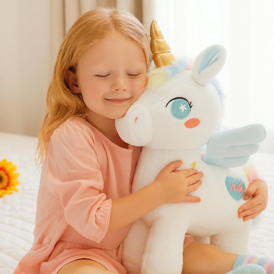 Licorne peluche